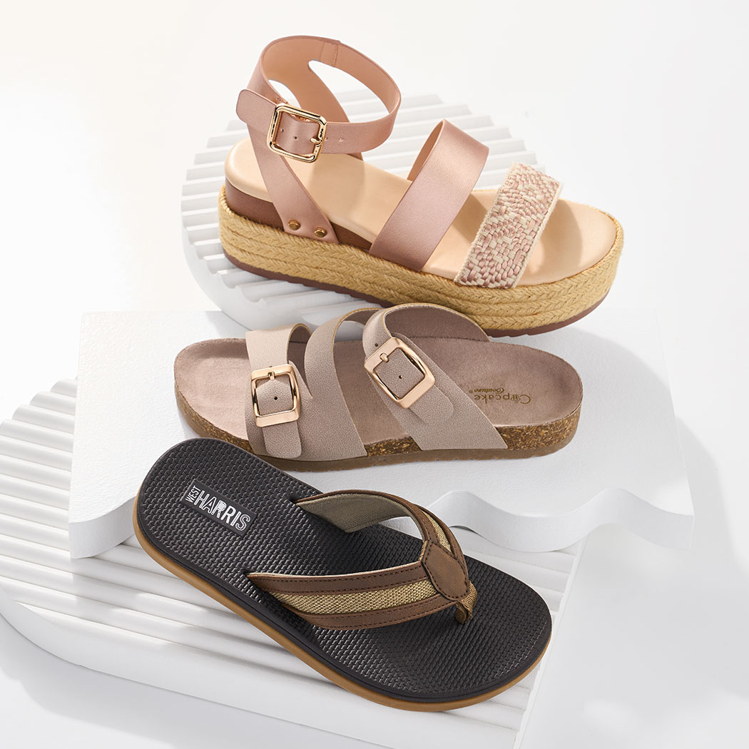 Take playtime outdoors in new kids' sandals.