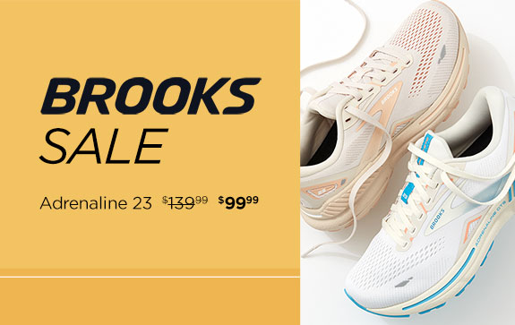 Brooks Sale. Adrenaline 23 $99.99