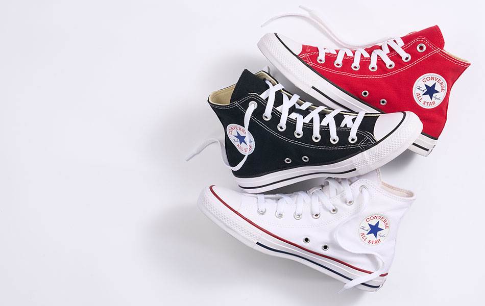 Converse Chuck Taylor All Star Classic High Men's/Women's Sneaker - Black, Converse Chuck Taylor All Star Classic High Men's/Women's Sneaker - Red, Converse Chuck Taylor All Star Classic High Men's/Women's Sneaker - White