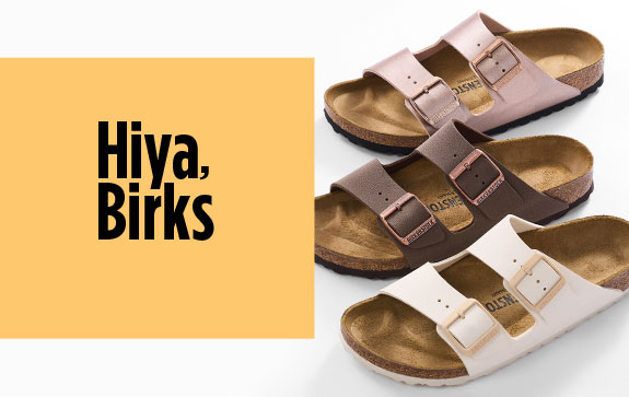 Birkenstock Arizona Women's Sandal - Rose Gold, Birkenstock Arizona Women's Sandal - Off White, Birkenstock Arizona Women's Sandal - Brown